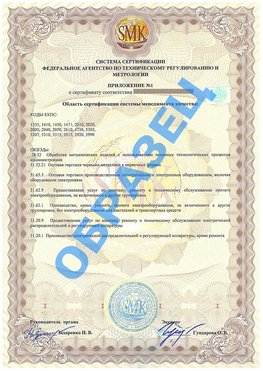 Приложение 1 Старая Чара Сертификат ГОСТ РВ 0015-002
